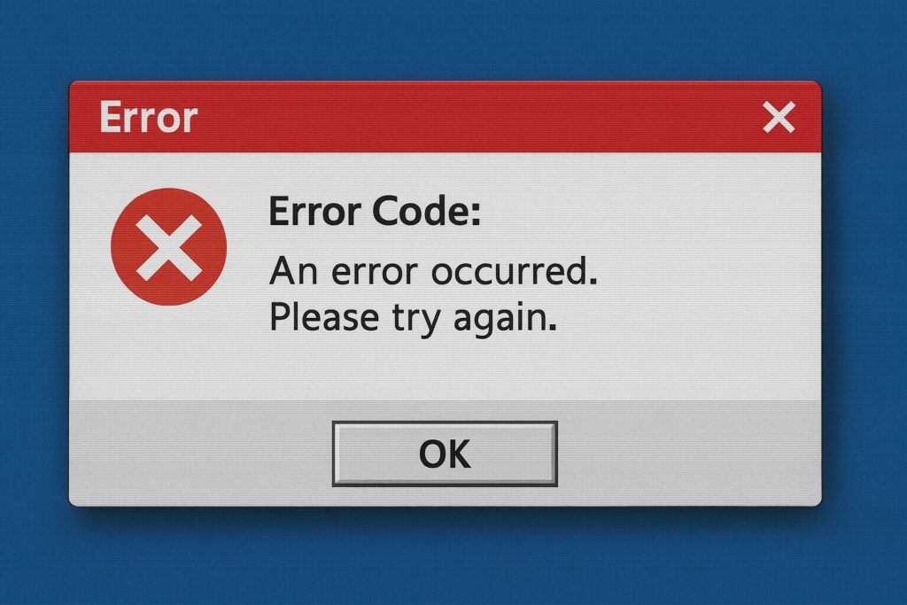 エラー(error)の画像